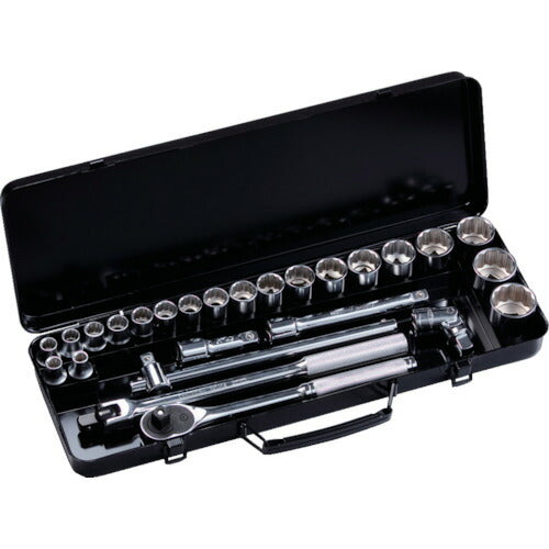 スーパー ソケットレンチセット 差込角12.7mm(1/2インチ)入リ数:26