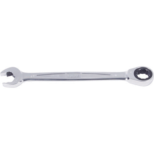 TONE コンビネーションラチェットレンチ クイックラチェットめがねレンチ 対辺寸法24mm 全長247mm (RMQ-24)(4953488430424) トネ