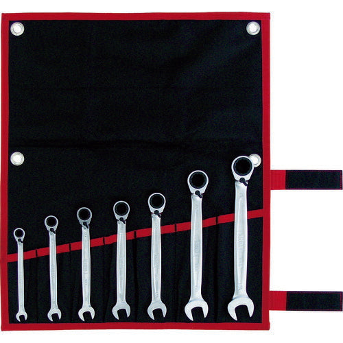 TONE 切替式ラチェットめがねレンチセット 7pcs (RMR700 
