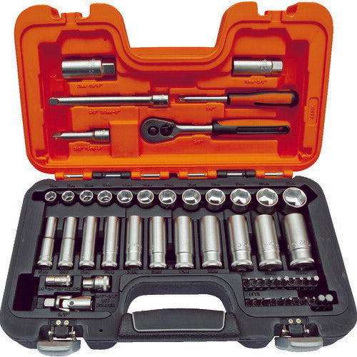 日本正規品 バーコ 3/8 1/4ソケットセット ディープ (S330L)(7314150256587) BAHCO