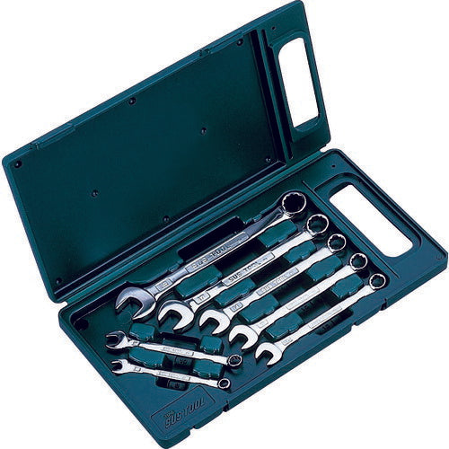 TONE コンビネーションスパナセット 7pcs ステンレス(析出硬化系) (SMS700)(4953488013443) トネ