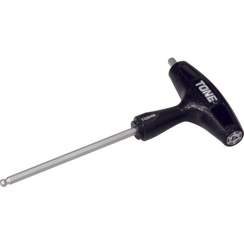 TONE ボールポイント六角棒レンチ(T形) グリップボールポイントヘキサゴンレンチ 対辺寸法4mm (TGBHW-04)(4953488394221) トネ