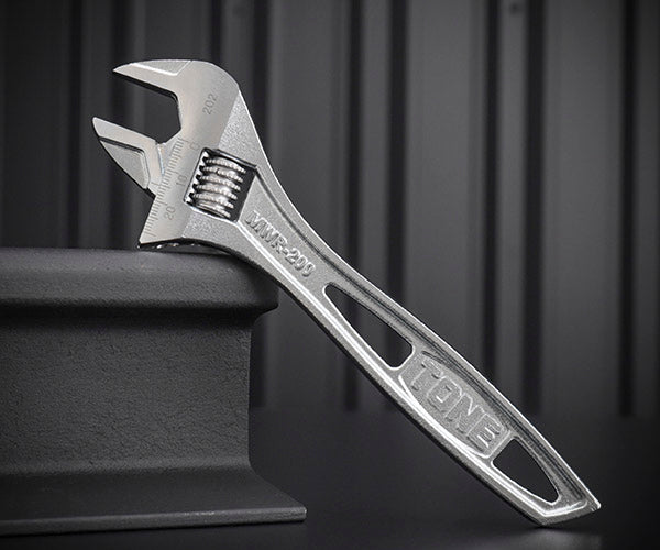 TONE ハイパーウォームモンキレンチ(目盛付) 全長200mm (MWR-200)(4953488410501) トネ