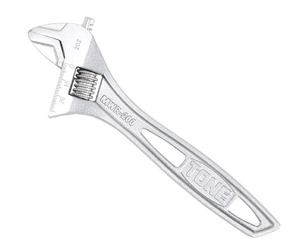 TONE ハイパーウォームモンキレンチ(目盛付) 全長200mm (MWR-200)(4953488410501) トネ