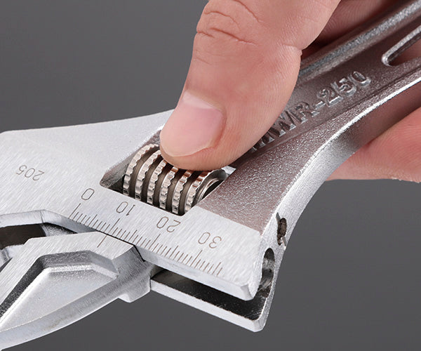 TONE ハイパーウォームモンキレンチ(目盛付) 全長250mm (MWR-250)(4953488410518) トネ