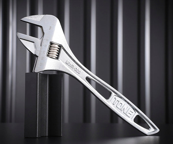 TONE ハイパーウォームモンキレンチ(目盛付) 全長300mm (MWR-300)(4953488410525) トネ