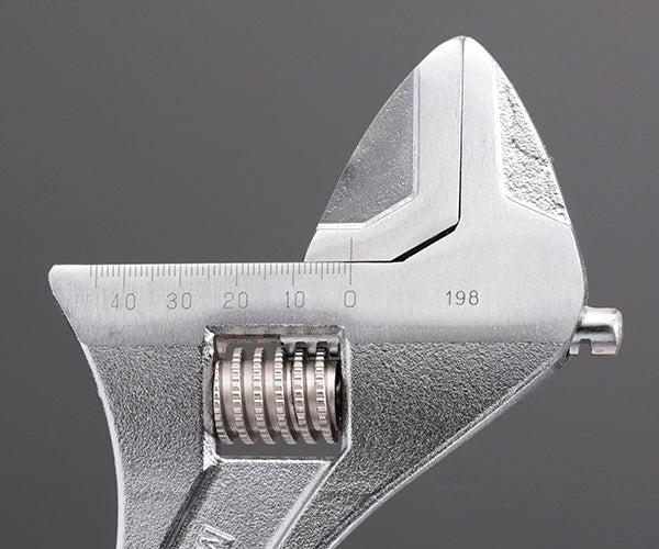 TONE ハイパーウォームモンキレンチ(目盛付) 全長300mm (MWR-300)(4953488410525) トネ