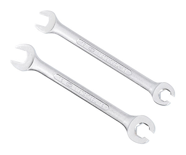KTC ブレーキパイプ用メガネレンチセット 2点 10~12mm (MZ112)(4989433301174) 京都機械工具