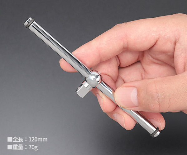 NEPROS NBHM2 全長120mm 6.3sq.スライドヘッドハンドル (4989433604428) ネプロス