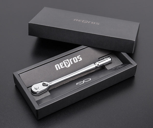 NEPROS NBR290L 全長175mm 6.3sq.ロングラチェットハンドル (4989433614182) ネプロス