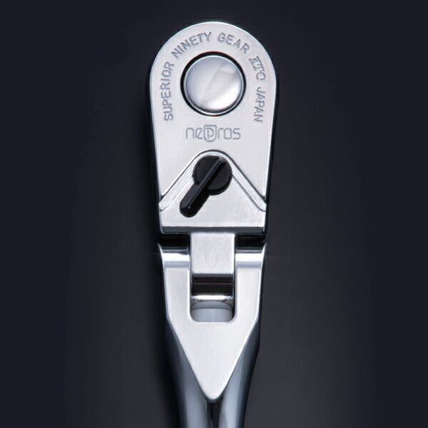 【新商品】 NEPROS 9.5sq. ロングフレックスラチェットハンドル NBR390AFL 全長330mm ネプロス 工具 ラチェット nepros 3/8sq. 90枚ギア 京都機械工具