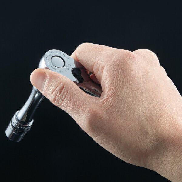 【新商品】 NEPROS 9.5sq. ショートラチェットハンドル NBR390AS 全長100mm ネプロス 工具 ラチェット nepros 3/8sq. 90枚ギア 京都機械工具