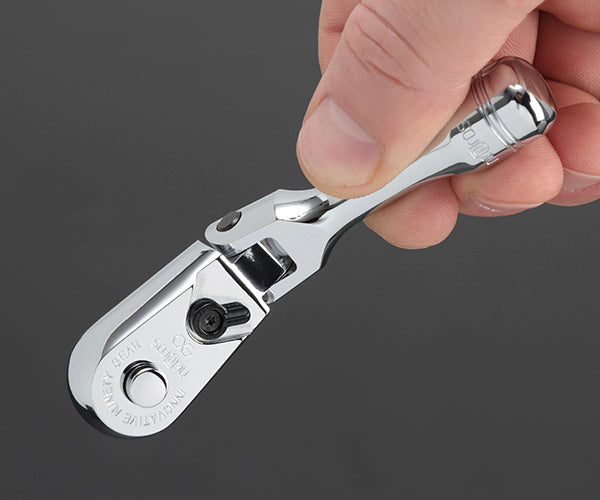 NEPROS NBRC390FS 全長100mm 9.5sq.コンパクトショートフレックスラチェットハンドル ネプロス