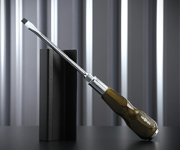 NEPROS ND3M-08 全長291mm 木柄ドライバ (マイナス) (4989433815718) ネプロス