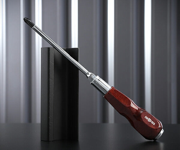 NEPROS ND3P-3 全長291mm 木柄ドライバ (クロス) (4989433815749) ネプロス