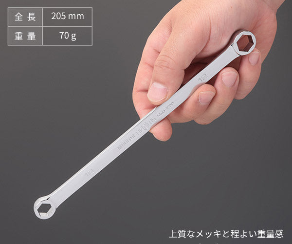 NEPROS NM1-1012H サイズ10×12mm ストレートスタンダードヘックスメガネレンチ (4989433315348) ネプロス
