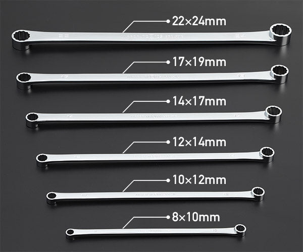 NEPROS NTM11L06 超ロングストレートめがねレンチセット6本組 ネプロス