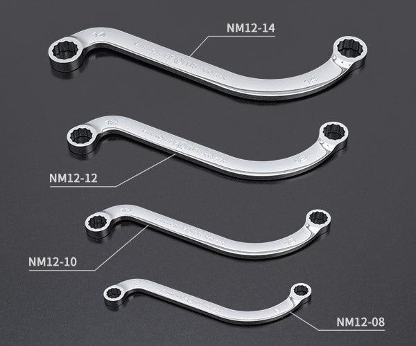 NEPROS NTM1204 S字めがねレンチセット4本組 ネプロス