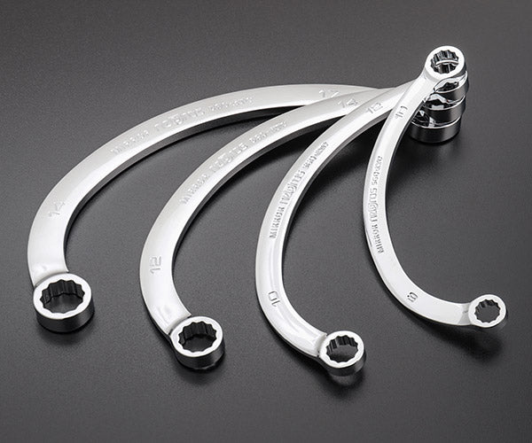 NEPROS NTMH204 ハーフムーンレンチセット4本組 ネプロス