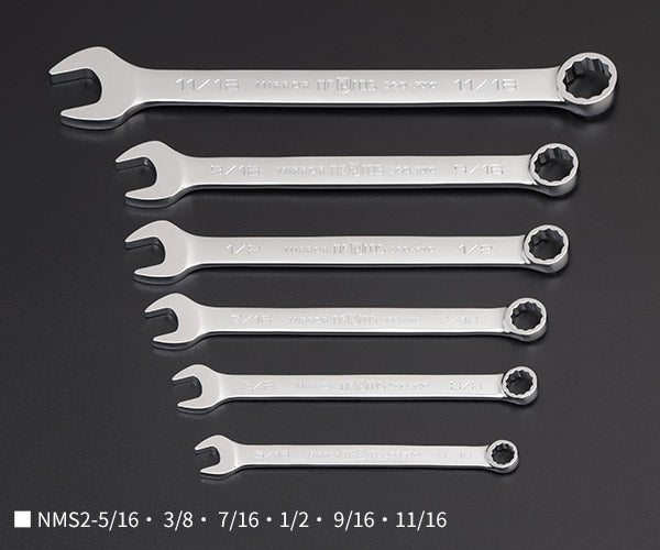 NEPROS NTMS206B コンビネーションレンチインチサイズセット6本組 ネプロス
