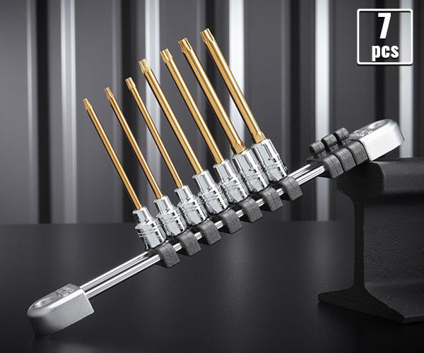 NEPROS NTQ4T07L 6.3sq.ロングトルクスビットセット (4989433974552) ネプロス