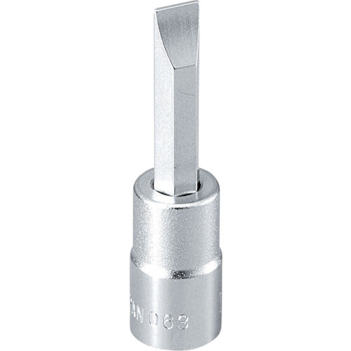 TONE ドライバービットソケット (+)No.3 差込角6.35mm (2H-P3)(4953488196511) トネ