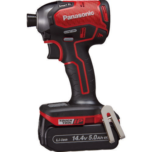 Panasonic デュアル インパクトドライバー 14.4V 5.0Ahセット 赤 EZ76A1LJ2F-R