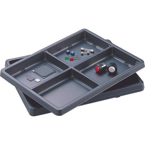 ホーザン ESDパーツトレー 4室(3枚入) (F-21)(4962772090213) HOZAN