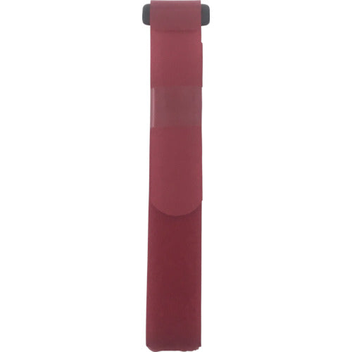 ユタカメイク マジックテープ 結束テープ 25mm巾×750mm レッド G-613