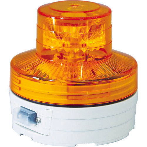 日動 電池式LED回転灯ニコUFO 常時点灯タイプ 黄 NU-AY