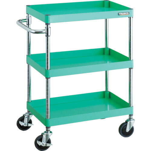 TRUSCO_フェニックスワゴン_省音_600X400XH880_3段_YG色_PEW-963-YG_トラスコの商品画像