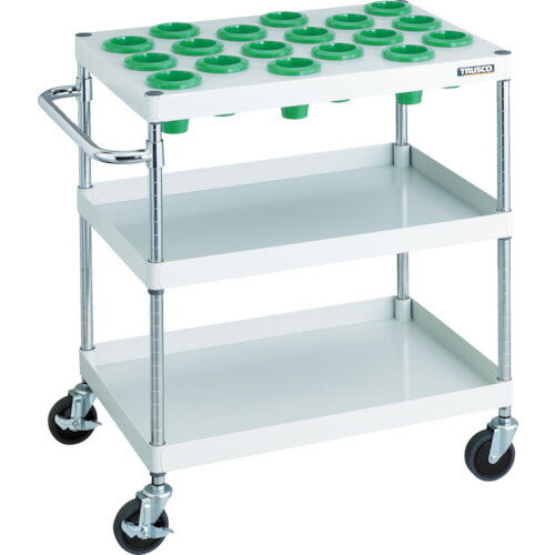 TRUSCO_フェニックスワゴン_省音_750X500XH880_BT-50_W色_PEW-TL972A-W_トラスコの商品画像