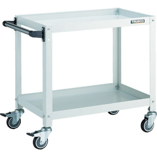 TRUSCO_ラビットワゴン_600X400_ハンドル付_ウレタン車輪_W色_RBW-662HUW_トラスコの商品画像