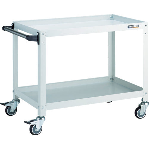 TRUSCO_ラビットワゴン_700X450_ハンドル付_ウレタン車輪_W色_RBW-672HUW_トラスコの商品画像