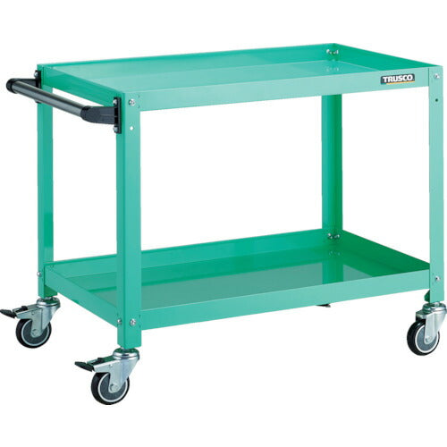 TRUSCO_ラビットワゴン_700X450_ハンドル付_ウレタン車輪_YG色_RBW-672HUYG_トラスコの商品画像