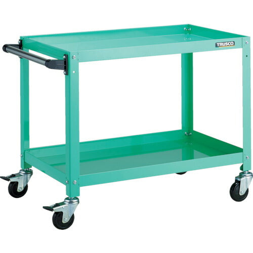 TRUSCO_ラビットワゴン_700X450_ハンドル付_ゴム車輪_YG色_RBW-672HYG_トラスコの商品画像