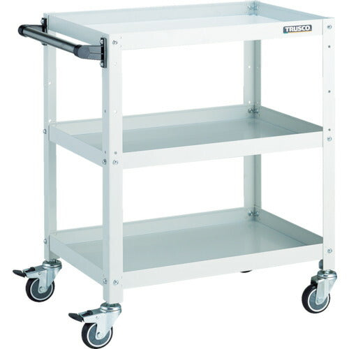 TRUSCO_ラビットワゴン_600X400_ハンドル付_ウレタン車輪_W色_RBW-763HUW_トラスコの商品画像