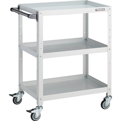 TRUSCO_ラビットワゴン_600X400_ハンドル付_ウレタン車輪_W色_RBW-863HUW_トラスコの商品画像