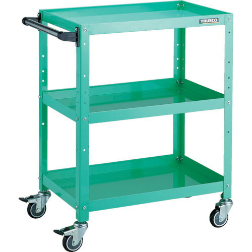 TRUSCO_ラビットワゴン_600X400_ハンドル付_ウレタン車輪_YG色_RBW-863HUYG_トラスコの商品画像