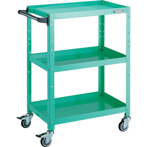 TRUSCO_ラビットワゴン_600X400_ハンドル付_ウレタン車輪_YG色_RBW-963HUYG_トラスコの商品画像