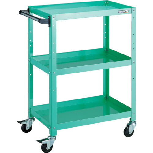 TRUSCO_ラビットワゴン_600X400_ハンドル付_ゴム車輪_YG色_RBW-963HYG_トラスコの商品画像