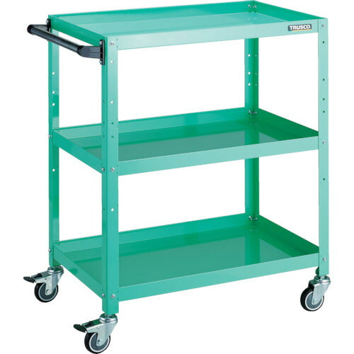 TRUSCO_ラビットワゴン_700X450_ハンドル付_ウレタン車輪_YG色_RBW-973HUYG_トラスコの商品画像