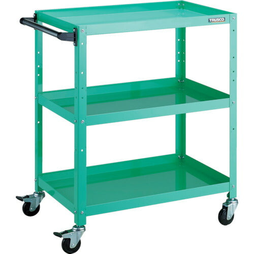 TRUSCO_ラビットワゴン_700X450_ハンドル付_ゴム車輪_YG色_RBW-973HYG_トラスコの商品画像