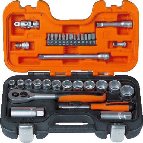日本正規品 バーコ 3/8 1/4ソケットセット (S330)(7314150104024) BAHCO