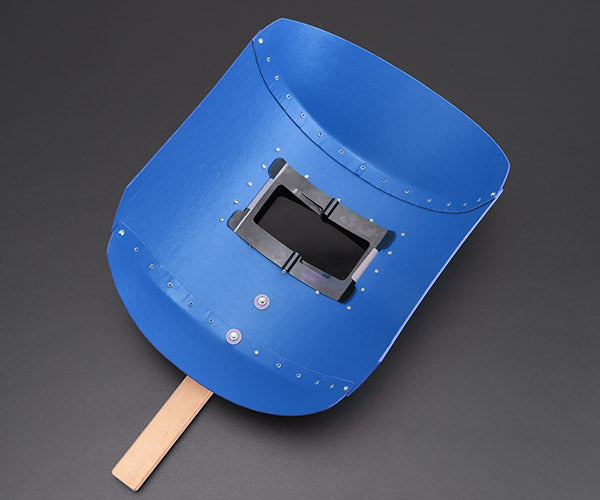 SUZUKID P-797 カラーハンドシールド ブルー 溶接用遮光面 スター電器