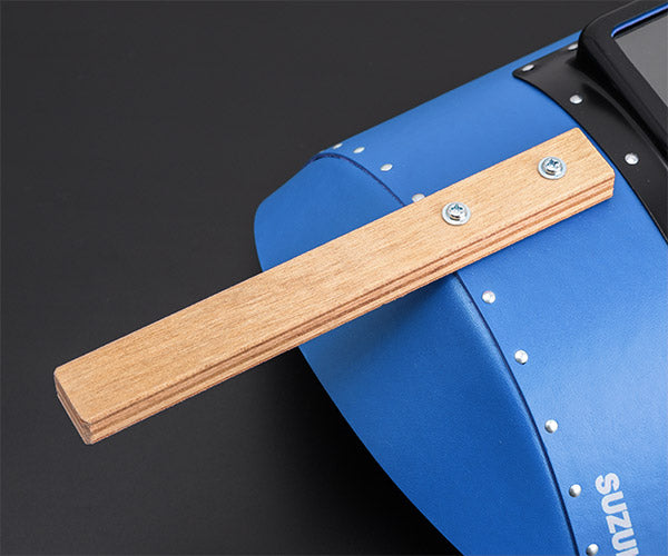 SUZUKID P-797 カラーハンドシールド ブルー 溶接用遮光面 スター電器