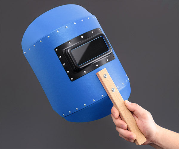 SUZUKID P-797 カラーハンドシールド ブルー 溶接用遮光面 スター電器