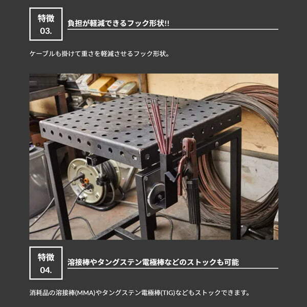 SUZUKID 溶接トーチスタンド 強磁力マグネット P-826 スズキッド スター電器 溶接 工具