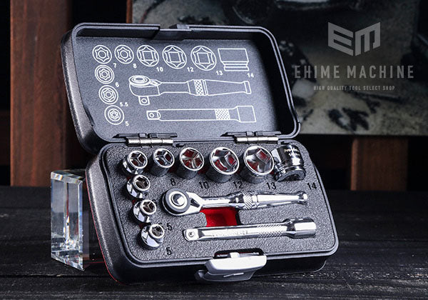 プロオートのスタビーラチェット&ソケットセットの画像1