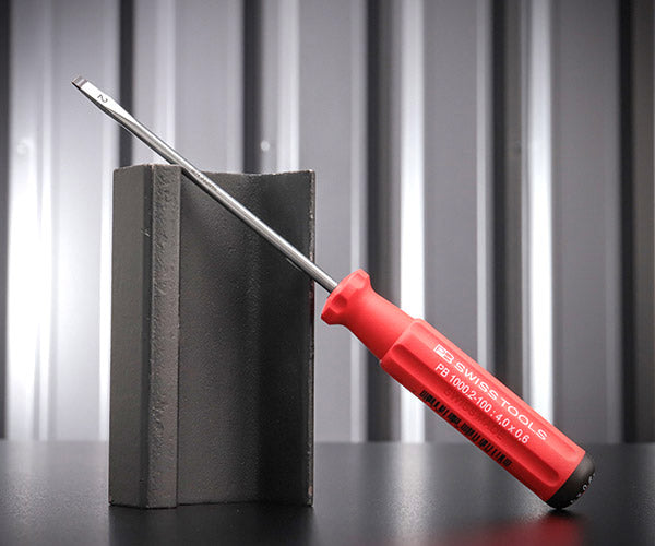 日本正規品 PBスイスツールズ スイスグリップ マイナスドライバー 刃先幅4mm 工具 (1000.2-100) (7610733284870)
